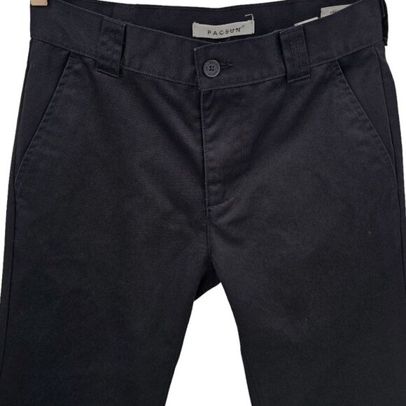 PACSUN 29 Straight Leg Black Pants - Picture 2 of 12